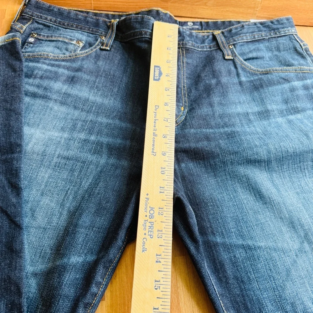 Ag Adriano Goldschmied the graduate tailored leg blue jeans size 38